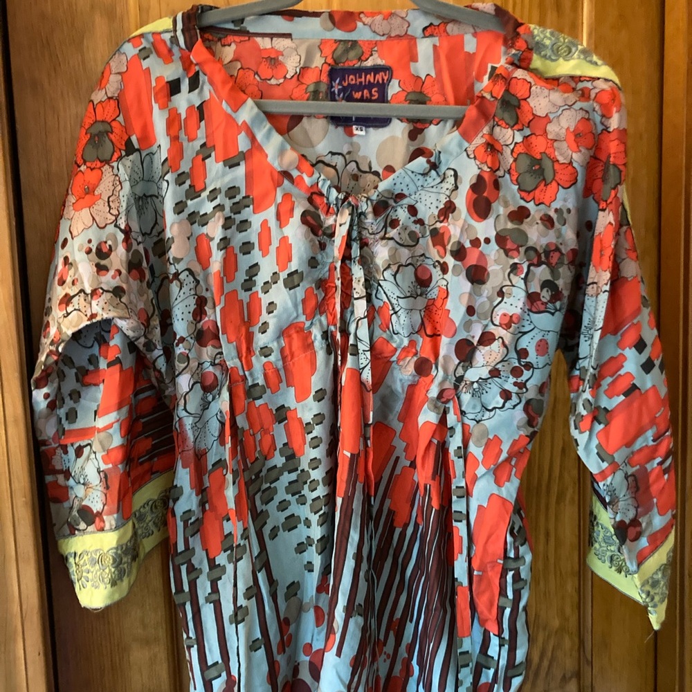 Sold! Johnny Was Silk Top